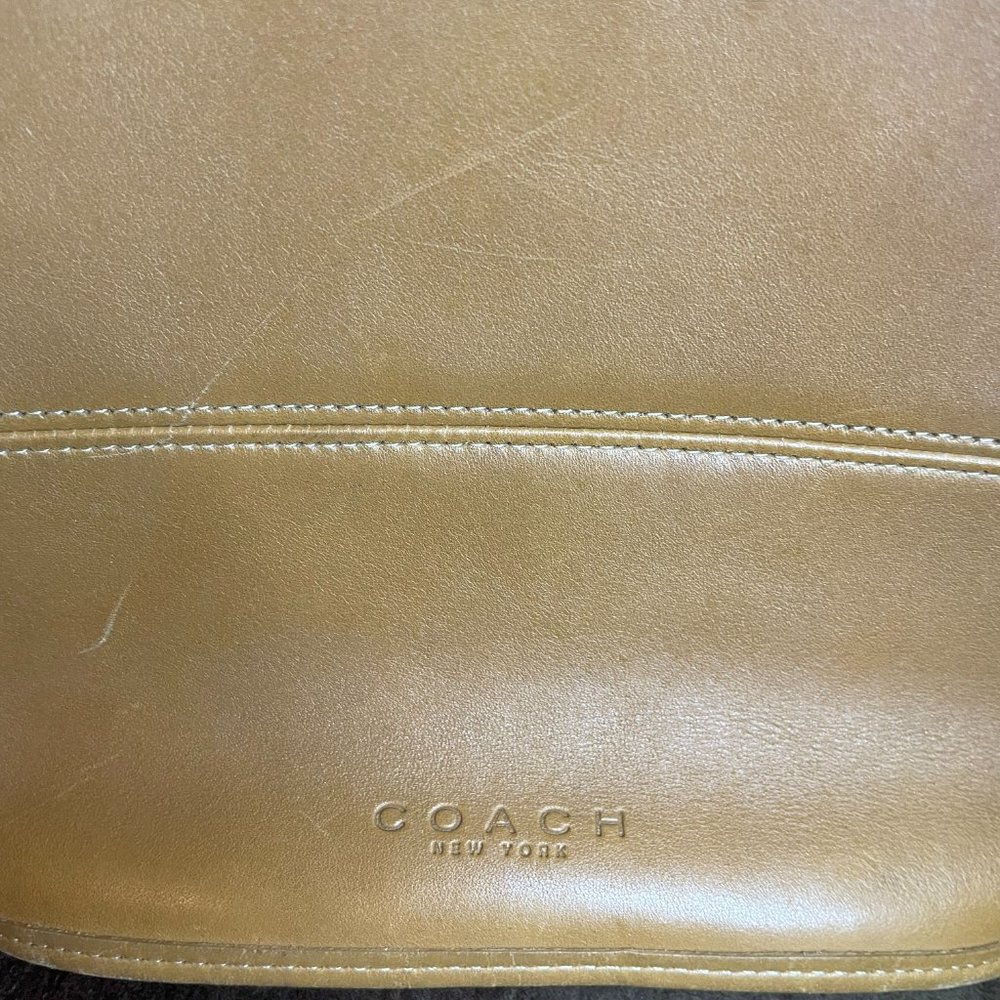 Coach 9083 vintage legacy bucket bag shoulder purse light tan leather brown - Picture 11 of 12